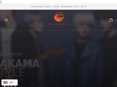 Nakama Style Coupons and Promo Code