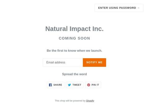 Naturalimpact.com Coupons and Promo Code