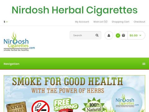 Nirdoshcigarettes.com Coupons and Promo Code