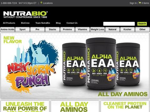 Nutrabio.com Coupons and Promo Code