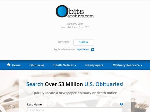 Obitsarchive.com Coupons and Promo Code