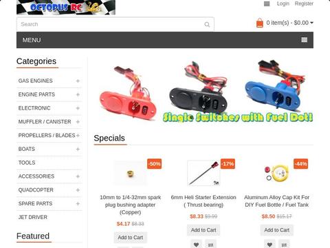 Octopus RC Coupons and Promo Code