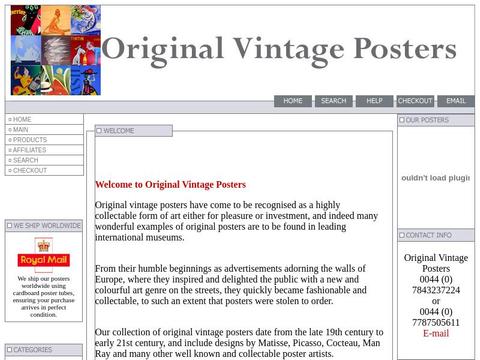 Originalvintageposters.co.uk Coupons and Promo Code