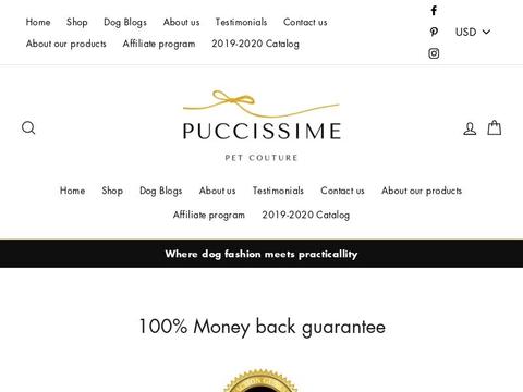 Puccissime Pet Couture Coupons and Promo Code