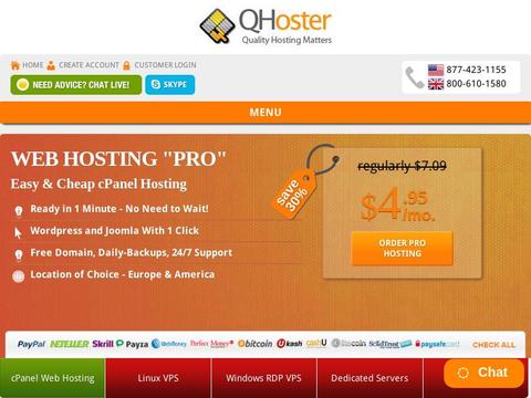 Qhoster Coupons and Promo Code