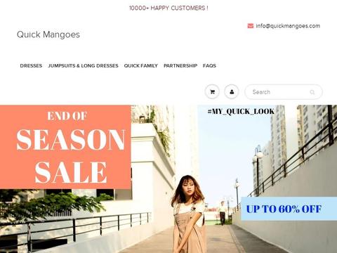 Quick Mangoes Coupons and Promo Code