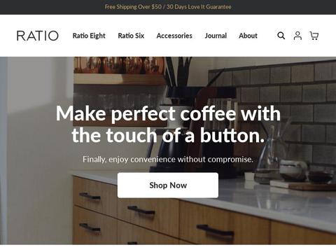 Ratio Coffee Machines Coupons and Promo Code