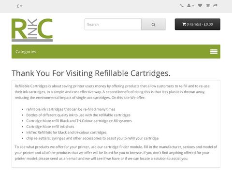 Refillable Cartridges Coupons and Promo Code