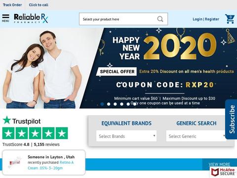 ReliableRxPharmacy Coupons and Promo Code