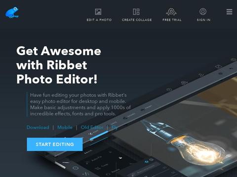 Ribbet Photo Editor Coupons and Promo Code