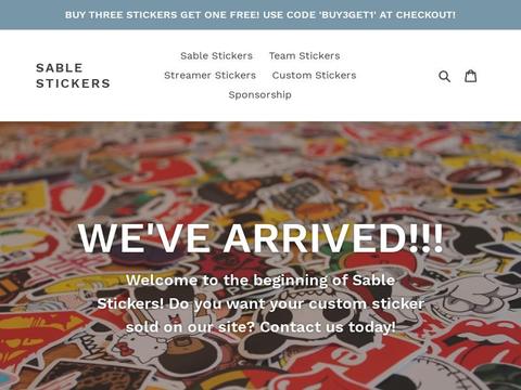 Sable Stickers Coupons and Promo Code