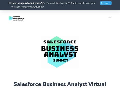 Salesforce Business Analyst Virtual Summit Coupons and Promo Code