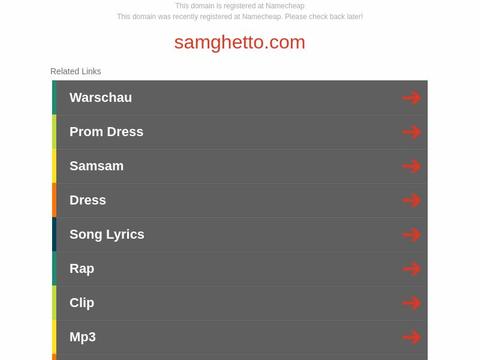 Samghetto Coupons and Promo Code