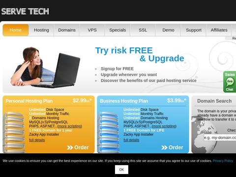 Servetech.runhosting.com Coupons and Promo Code