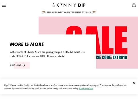 Skinnydip London Coupons and Promo Code