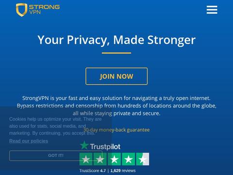 Strongvpn.com Coupons and Promo Code