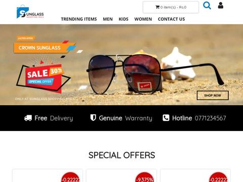 Sunglass Shopping Mall Coupons and Promo Code