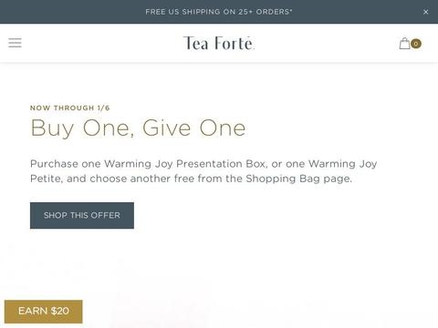 Tea Forte Coupons and Promo Code