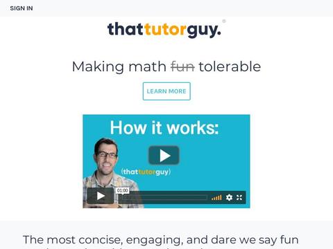 Thattutorguy.com Coupons and Promo Code