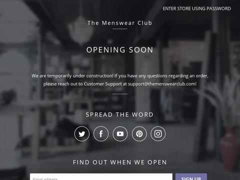 Themenswearclub.com Coupons and Promo Code