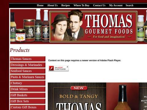 Thomas Gourmet Foods Coupons and Promo Code