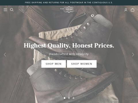 Thursday Boots Coupons and Promo Code