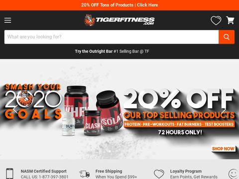 Tigerfitness.com Coupons and Promo Code