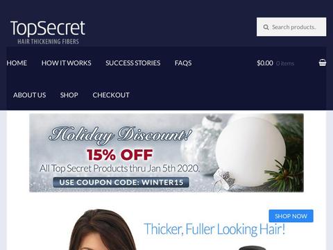 Topsecretfibers.com Coupons and Promo Code