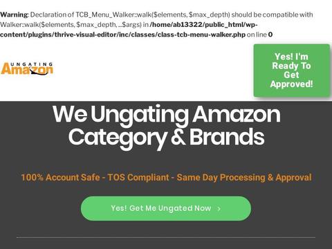 Ungatingamazon.com Coupons and Promo Code