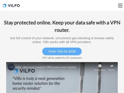 Vilfo.com Coupons and Promo Code