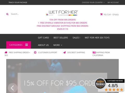 Wetforher.com Coupons and Promo Code