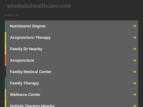 Wholistichealthcare.com Coupons and Promo Code