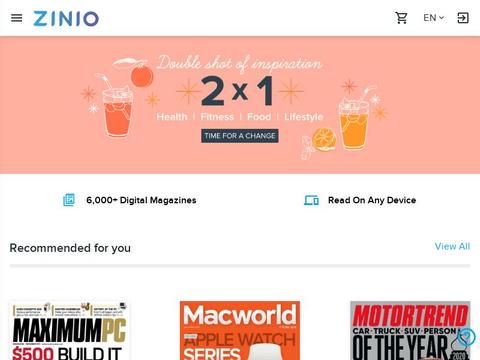 Zinio Coupons and Promo Code