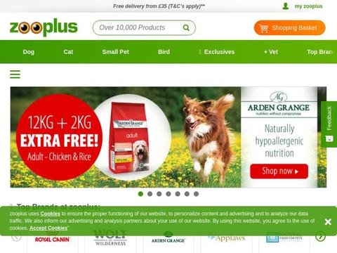 Zooplus.co.uk Coupons and Promo Code